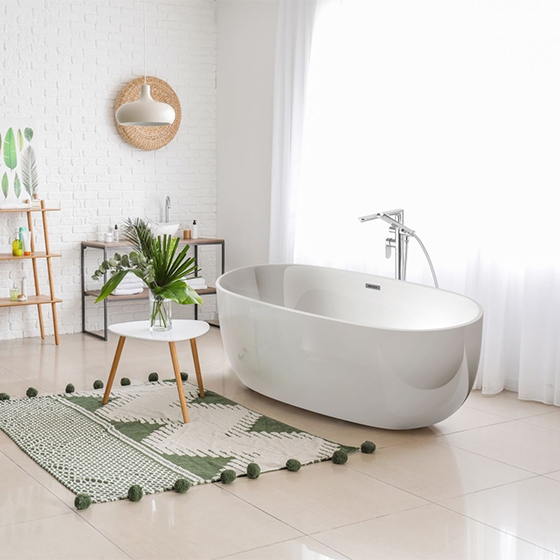 Deante Alpinia акриловая Отдельностоящая ванна 150х73х58 см