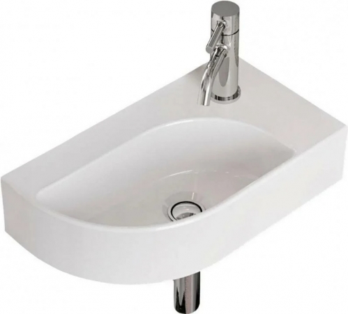 Умывальник Cameo 45*25 см белый правый