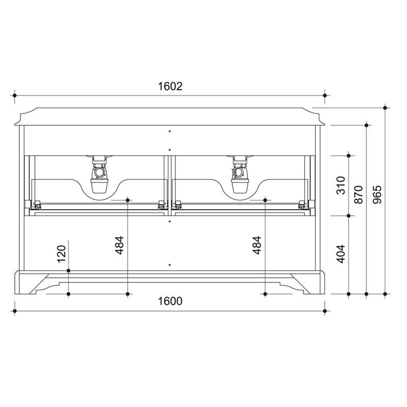 Тумба с умывальником GREENWICH 160