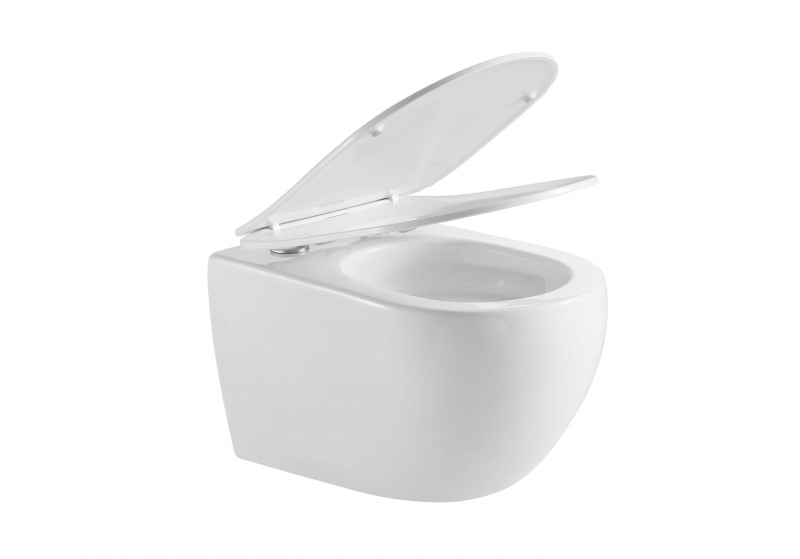 Унитаз подвесной   Aquatek ЕВРОПА  53,1*36*33 смыв торнадо с сиденьем Soft Close