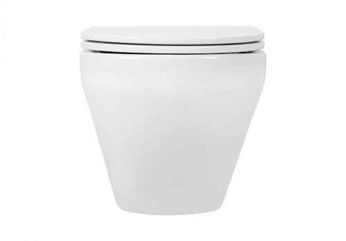 Унитаз подвесной безободковый Aquatek ЛЕЯ 490*360*320 с сиденьем Soft Close