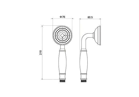 Ручной душ AQUATEK  Классик
