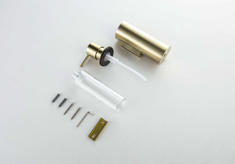 Дозатор AQUATEK шлиф.золото Оберон