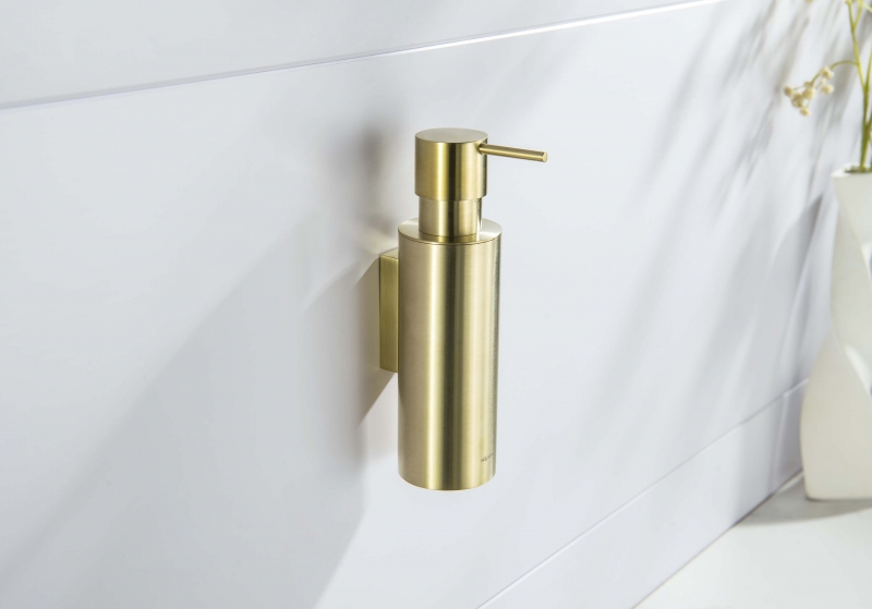 Дозатор AQUATEK шлиф.золото Оберон