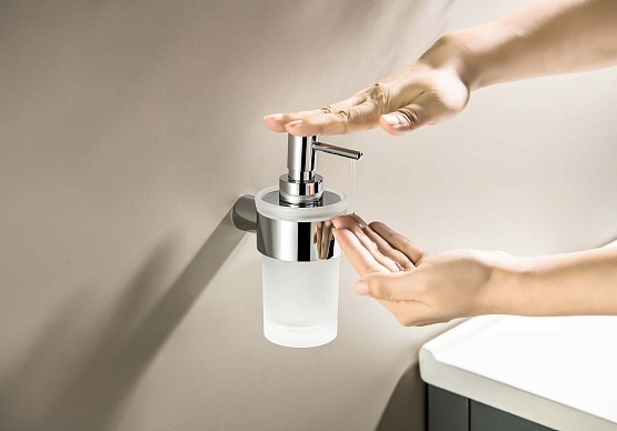 Дозатор настенный AQUATEK Лира, хром