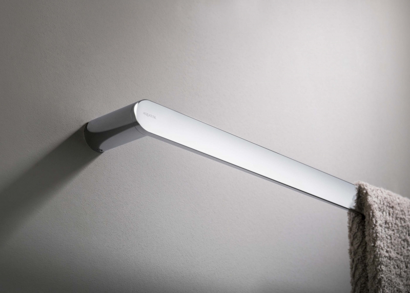 Полотенцедержатель 600 мм AQUATEK  Лира хром