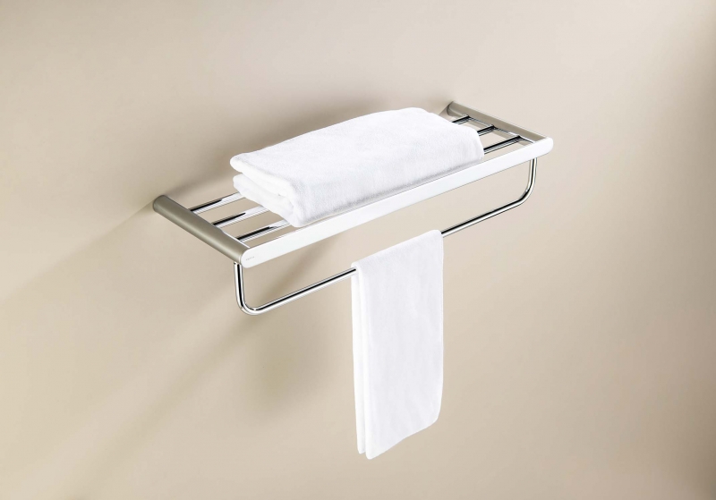 Полка для полотенец AQUATEK  Лира хром 60 см