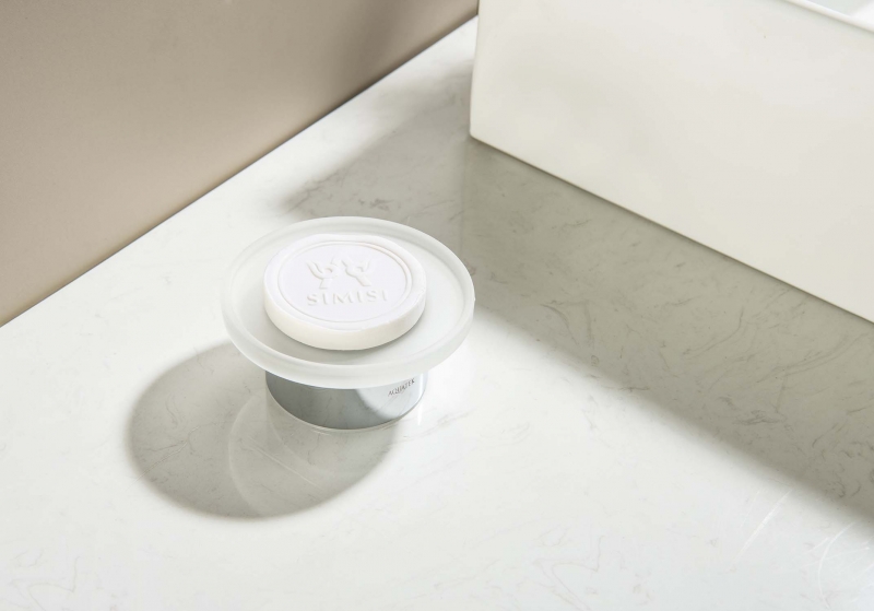 Мыльница настольная AQUATEK  Лира хром