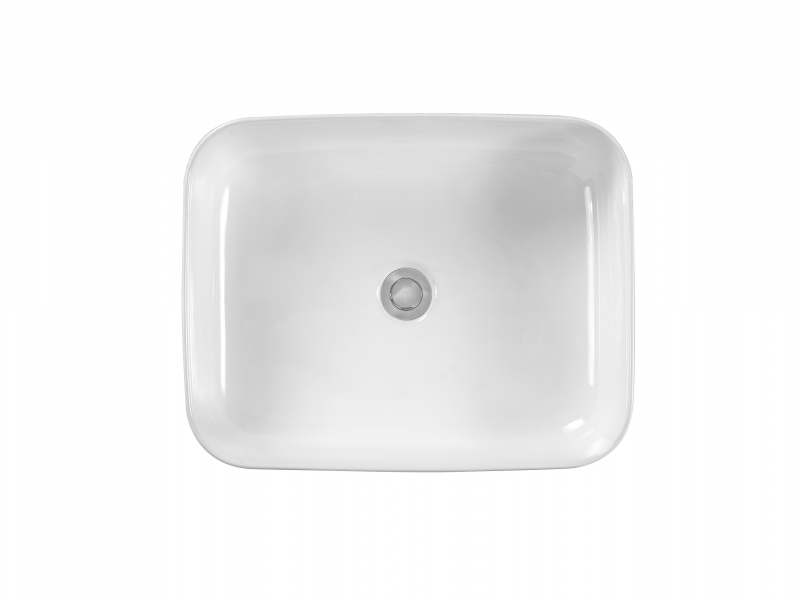 Раковина накладная Aquatek ВЕГА  500*390*130мм, цвет белый матовый