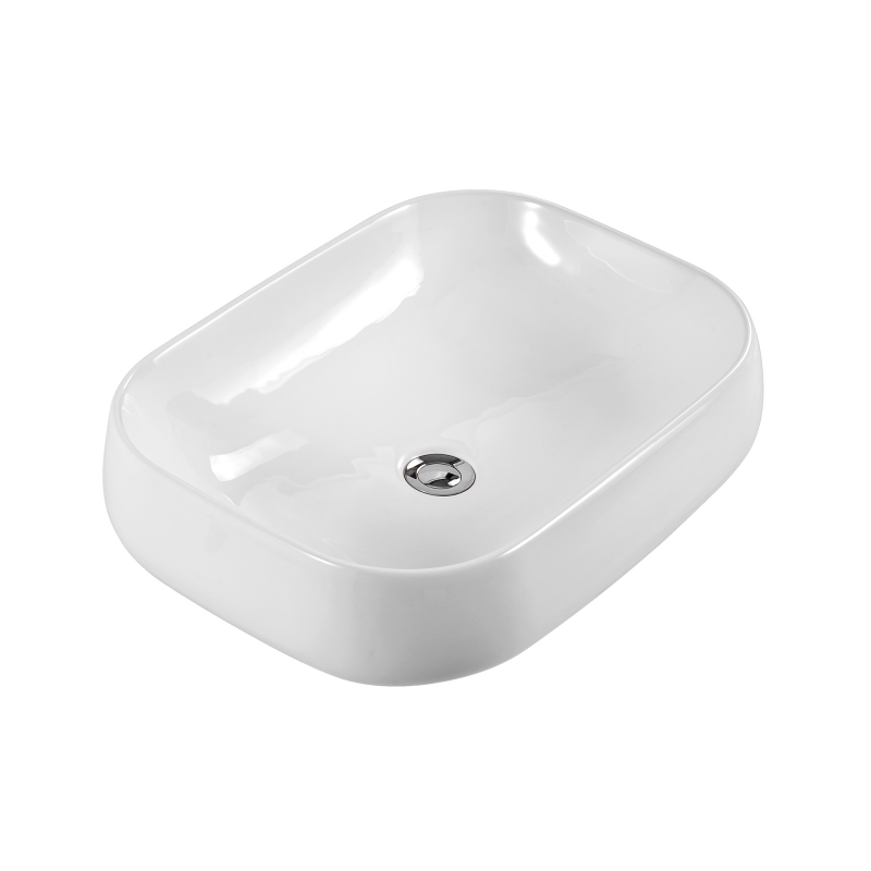 Раковина накладная Aquatek  560*420*140мм, цвет белый матовый