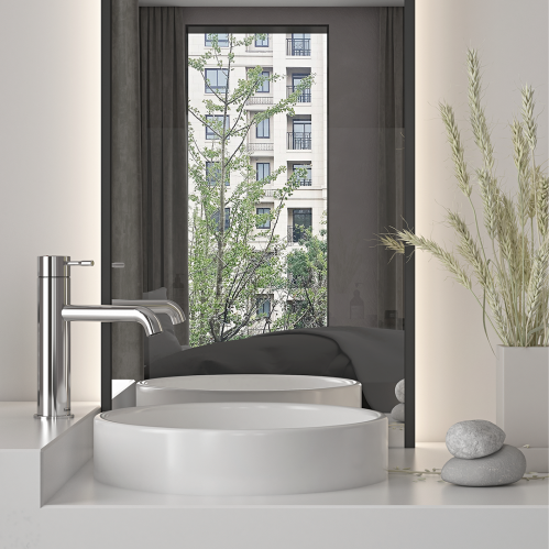 Teska Atlas Leo S Chelik Смеситель для раковины, хром