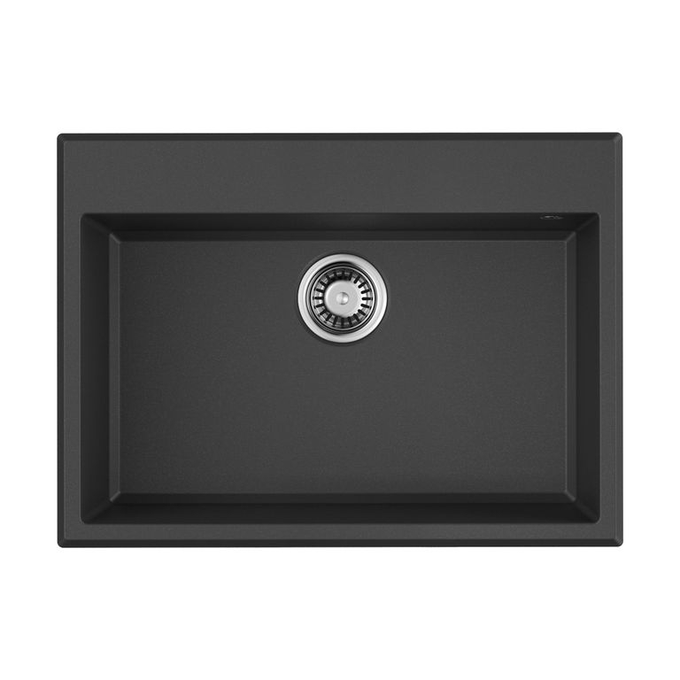 Кухонная мойка Omoikiri Tedori 68-BL Tetogranit/черный