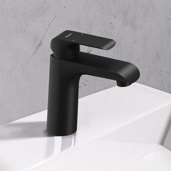 СМЕСИТЕЛЬ ДЛЯ УМЫВАЛЬНИКА RAVAK FLAT 014.20, ЧЕРНЫЙ