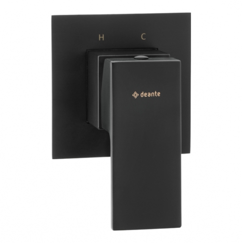 Смеситель скрытого монтажа DEANTE ANEMON BIS NERO, черный