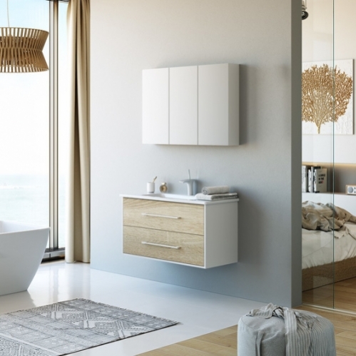 Тумба с умывальником подвесная, Mai.01.08, ТМ «AQWELLA»