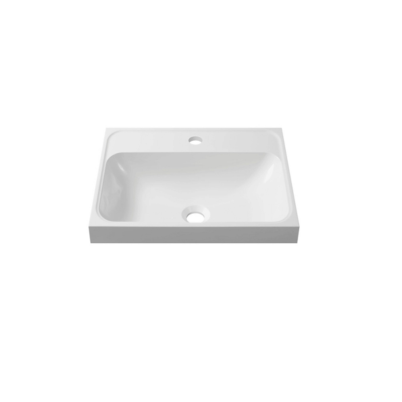 Тумба с умывальником Париж Н 40, белый глянцевый