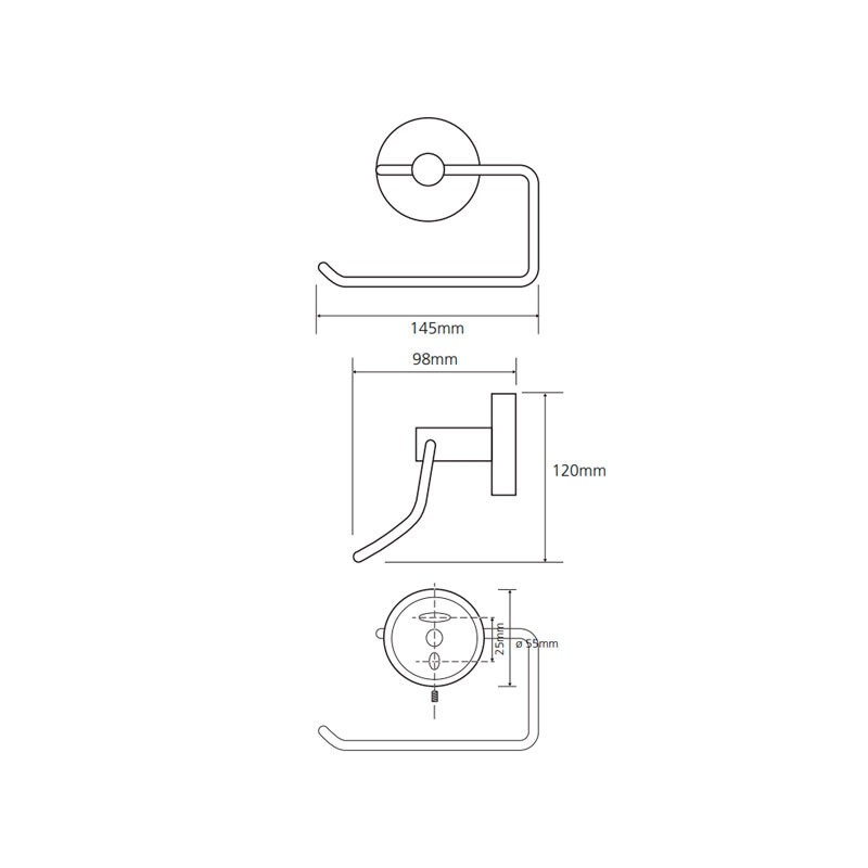 Держатель туалетной бумаги Bemeta Neo