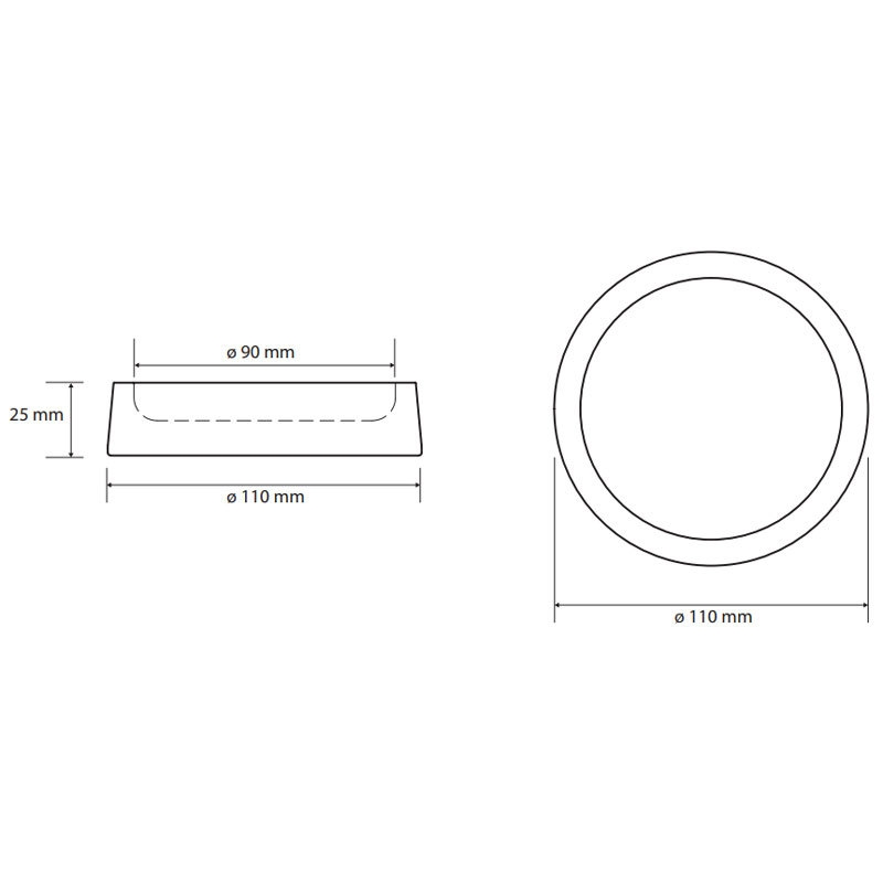 МЫЛЬНИЦА Bemeta GAMMA КРУГЛАЯ НАСТОЛЬНАЯ белая