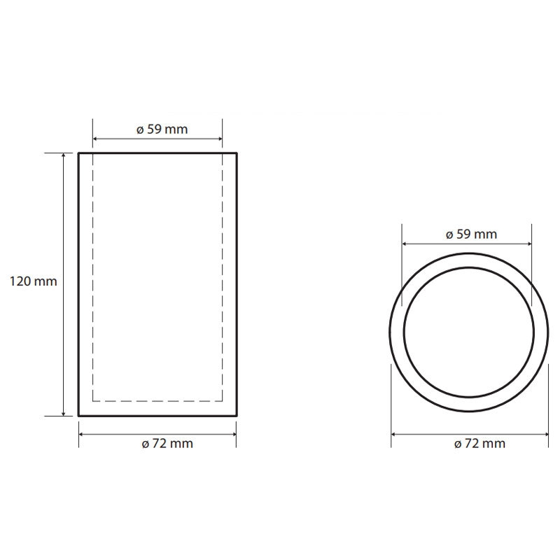 СТАКАН Bemeta GAMMA КРУГЛЫЙ НАСТОЛЬНЫЙ, ЦВЕТ ЧЕРНЫЙ