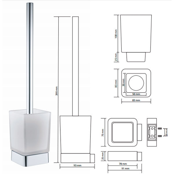 ЁРШИК подвесной Bemeta SOLO