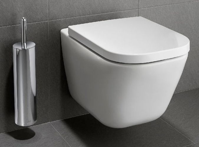 Унитаз Roca The Gap Clean Rim, подвесной, безободковый с сиденьем 