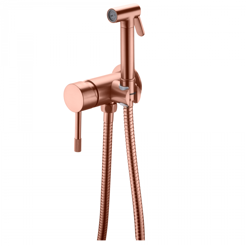 Смеситель гигиенический, Bohema Uno ,брашированная медь