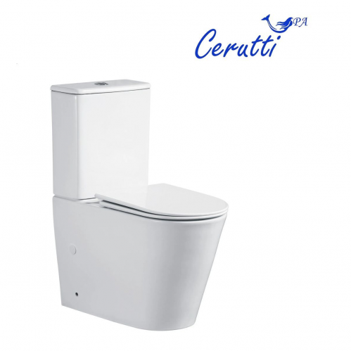 Унитаз напольный PIERA Tornado  с сиденьем в комплекте  белый