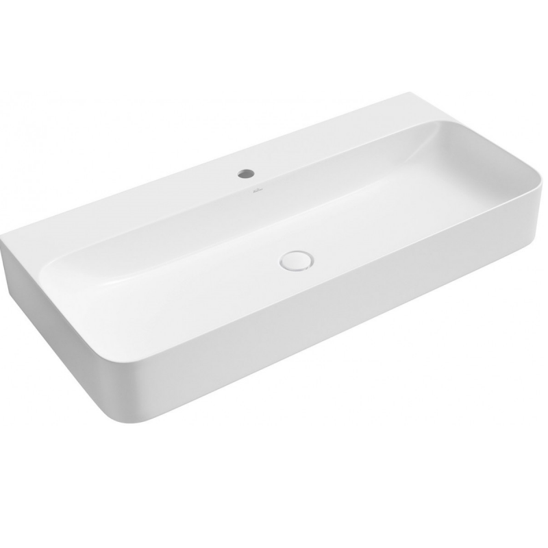 Умывальник  Wellsee Clermont 100x47 белый глянец