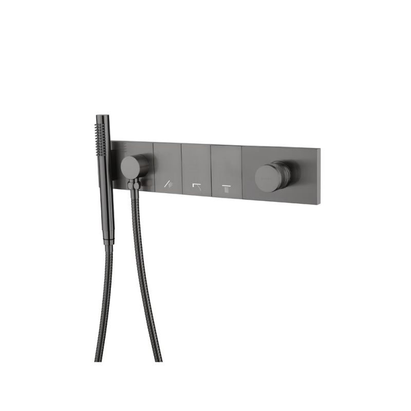 Смеситель Boheme  ZODIAC с ручным душем , графит