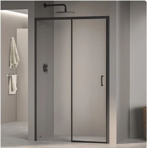 Душевая дверь RGW PA-017B, 120 х 195 см, стекло прозрачное, профиль черный,