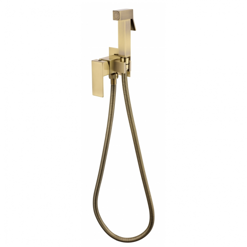 Смеситель встраиваемый Grocenberg  бронза с гигиеническим душем