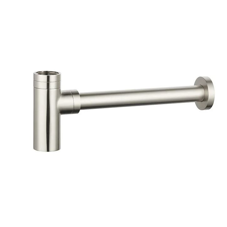 Сифон для раковины AQUAme в цвете нержавеющая сталь