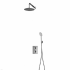 Душевая система Omnires Y термостат, лейка 25x25,