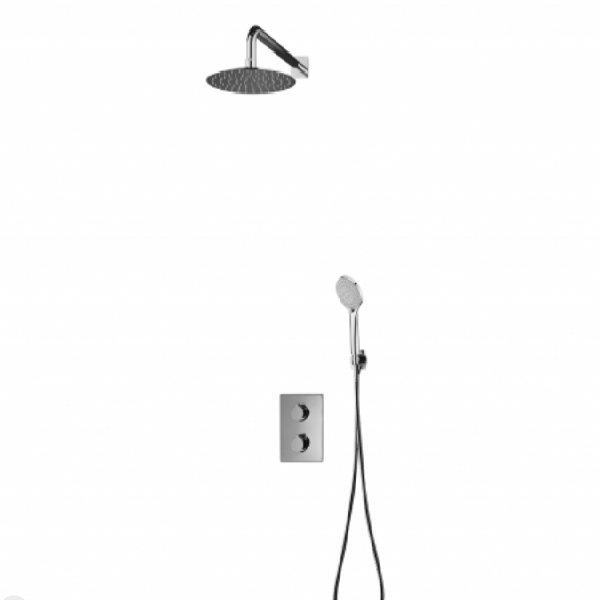Душевая система Omnires Y термостат, лейка 25x25,