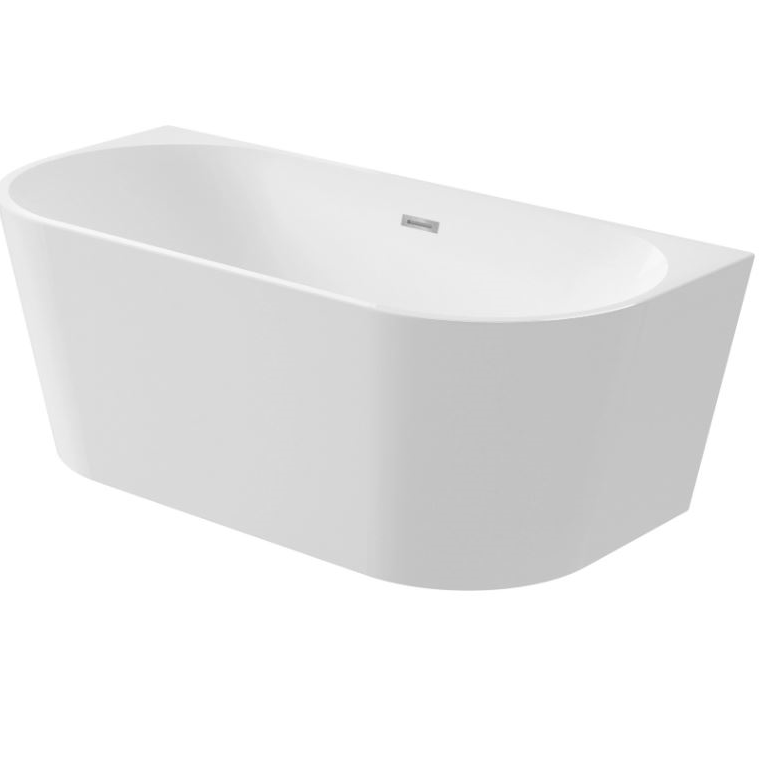 DEANTE SILIA Акриловая ванна, пристенная/отдельно стоящая - 170 см