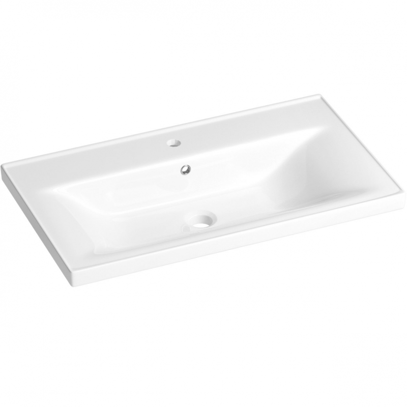 Умывальник настенный / на тумбу Wellsee FreeDom 65, 70 белый глянцевый