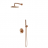Душевая система скрытого монтажа Omnires Y брашированная медь