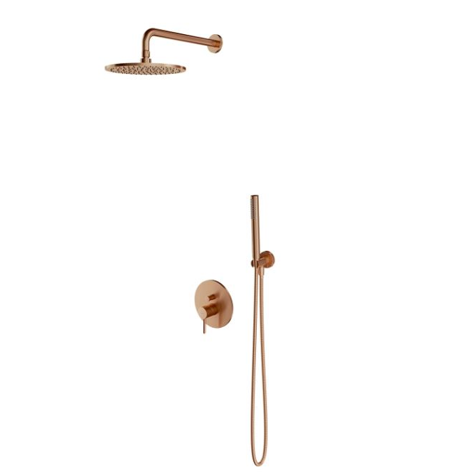 Душевая система скрытого монтажа Omnires Y брашированная медь