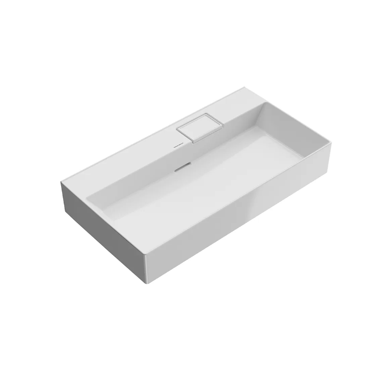 Раковина Kerama Marazzi LOGICA мебельная\подвесная  90, белая глянцевая