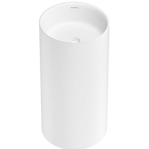 Умывальник напольный Wellsee Chalice Perfection 45x45 белый глянцевый