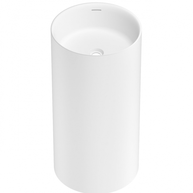 Умывальник напольный Wellsee Chalice Perfection 45x45 белый глянцевый