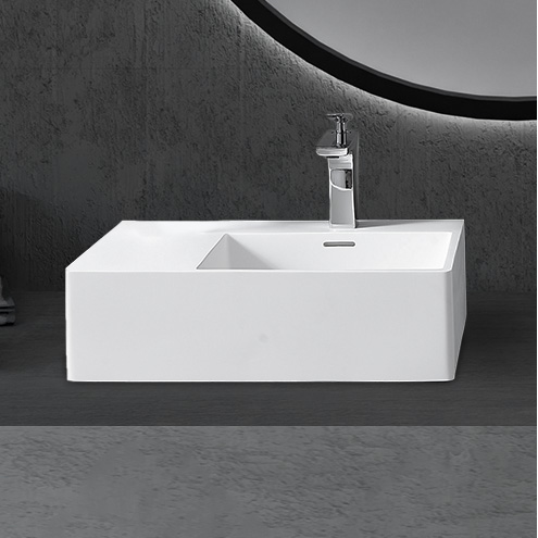 Раковина подвесная ABBER Stein (белый матовый)