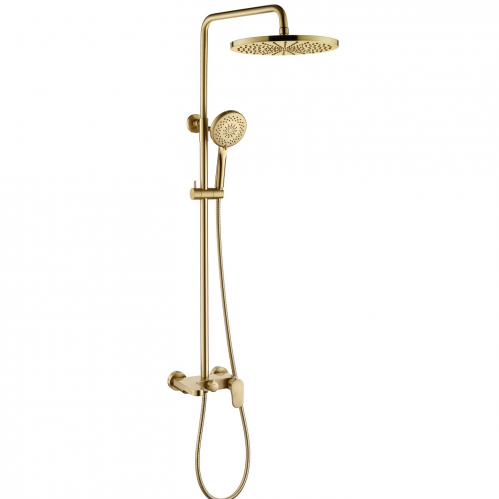 Душевая стойка Boheme Spectre ,брашированное золото