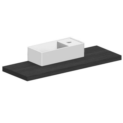 Умывальник накладной Scarabeo Teorema 2.0 41x19 белый