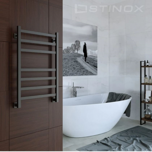 Полотенцесушитель водяной PRESTIGE 500x800 оружейная сталь