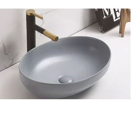 Умывальник CeramaLux 50*36*14,5 серый