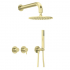 Душевая система скрытого монтажа  матовое золото Deante Silia