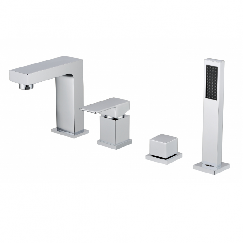 Смеситель на борт ванны Grocenberg хром