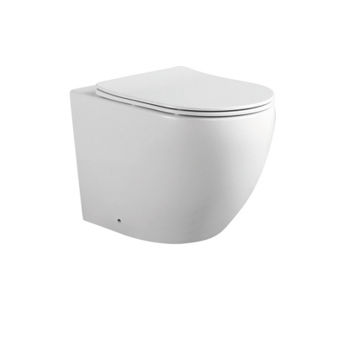 Унитаз напольный приставной безободковый Aquatek ЕВРОПА 560*360*410 с сиденьем Soft Close