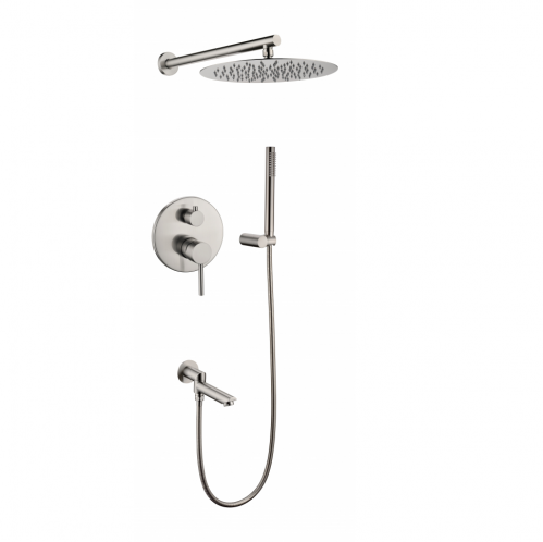 Душевая система скрытого монтажа Grocenberg в цвете сатин